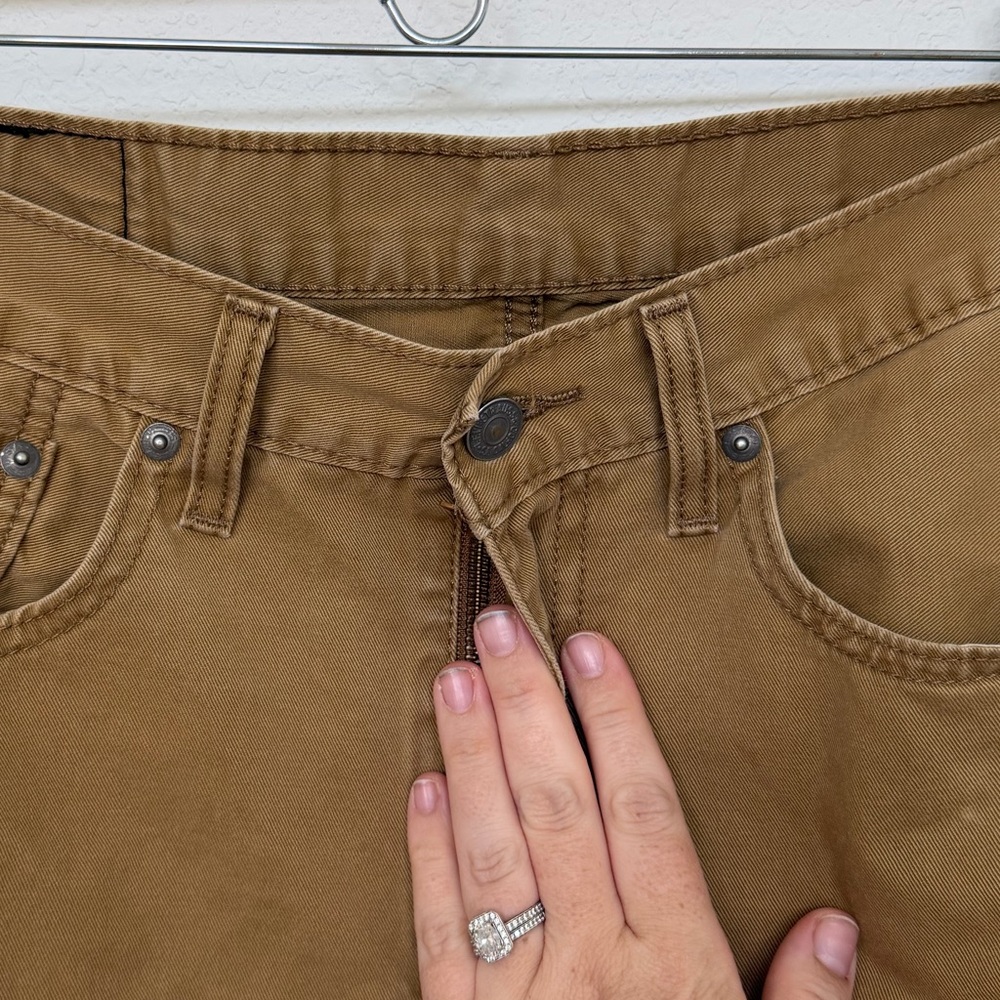 Men’s Levi 514 Straight Fit Jeans 34x30 Brown - Picture 5 of 7